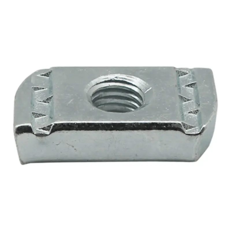 Porca c/ Nervuras p/ Calha M8 41/21 - 41/41