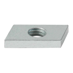 Porca p/ Calha M10 41/41 - 41/22 Porca p/ Calha M10 41/41 - 41/22