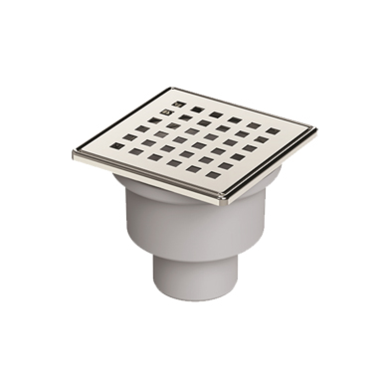 Ralo Sifonado 100x100x50mm vertical inox PECOL Ralo Sifonado 100x100x50mm vertical inox PECOL