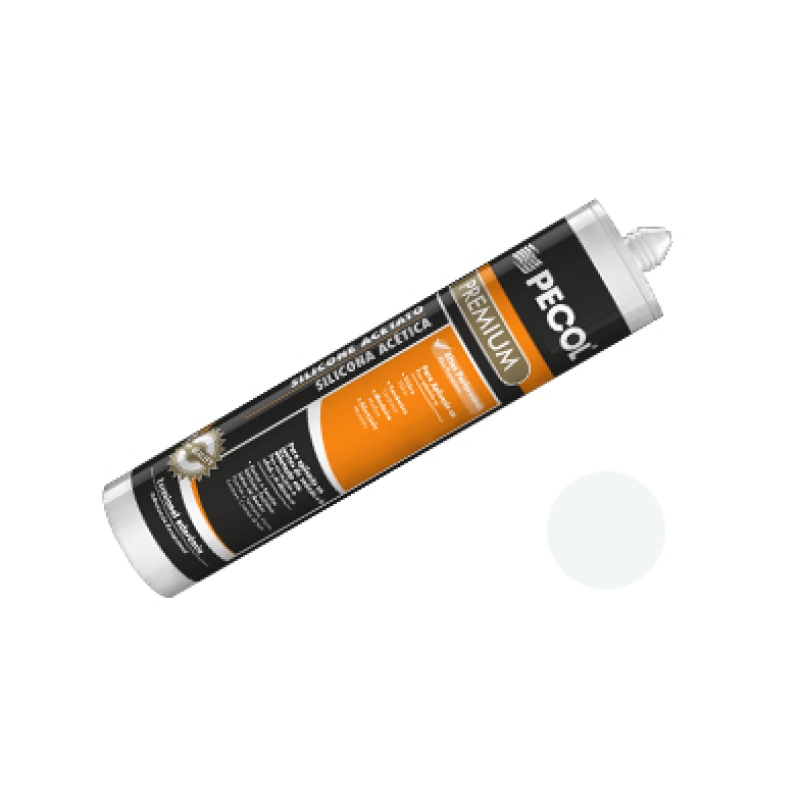Silicone Acetato Premium Branco 9003 PECOL Silicone Acetato Premium Branco 9003 PECOL
