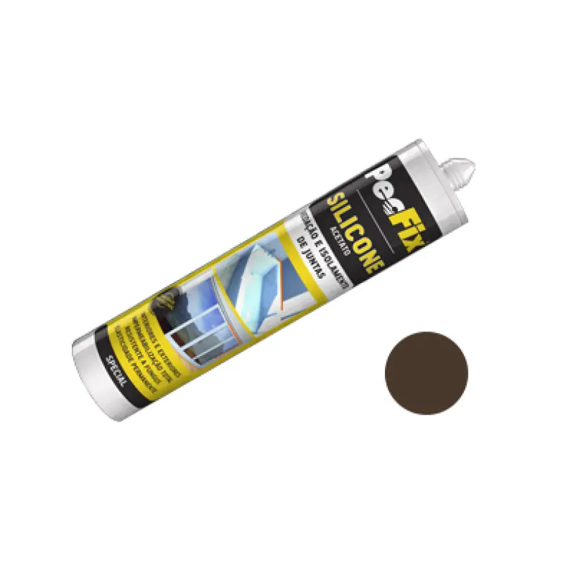 Silicone Acetato Special Castanho 8014 PECFIX Silicone Acetato Special Castanho 8014 PECFIX
