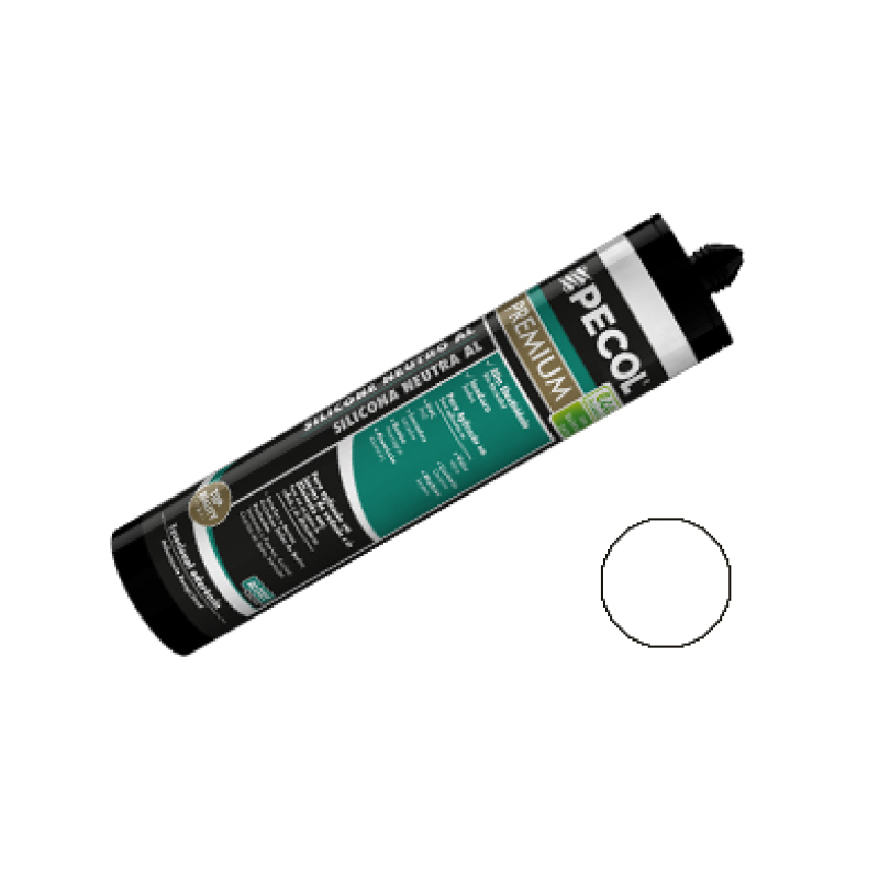 Silicone Neutro Premium Transparente AL - PECOL Silicone Neutro Premium Transparente AL - PECOL