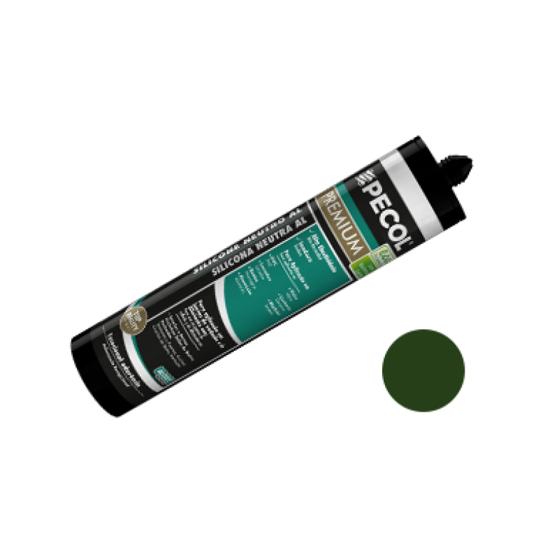 Silicone Neutro Premium Verde AL 6009 - PECOL Silicone Neutro Premium Verde AL 6009 - PECOL