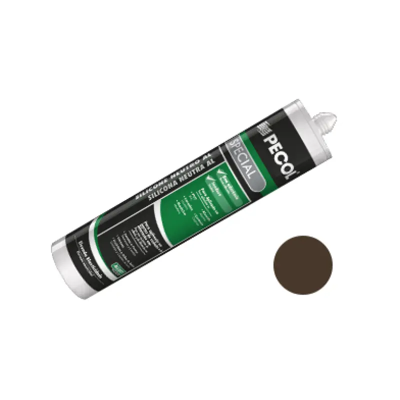 Silicone Neutro Special Castanho AL 8014 - PECOL Silicone Neutro Special Castanho AL 8014 - PECOL