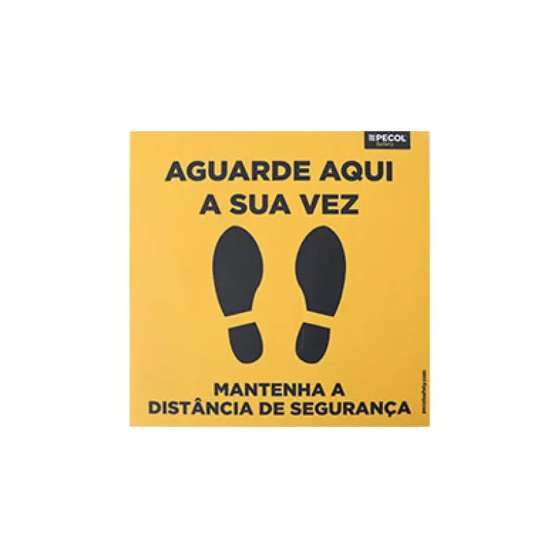 Sinal chão aguar. vez 200x200 PECOL (5 unid.) Sinal chão aguar. vez 200x200 PECOL (5 unid.)