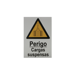 Sinal de Perigo de cargas Suspensas 200x300 PECOL Sinal de Perigo de cargas Suspensas 200x300 PECOL