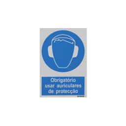 Sinal Obrigatório auricular protecção 200x300 PECOL Sinal Obrigatório auricular protecção 200x300 PECOL