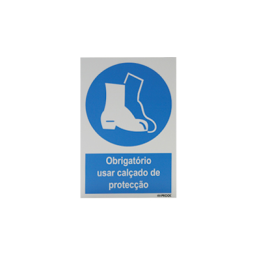 Sinal Obrigatório calçado segurança 200x300 PECOL Sinal Obrigatório calçado segurança 200x300 PECOL