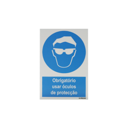 Sinal Obrigatório óculos de segurança 200x300 PECOL Sinal Obrigatório óculos de segurança 200x300 PECOL