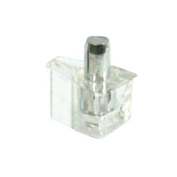 SP-06 Suporte Prateleira Aço+Plast.Transp. SP-06 Suporte Prateleira Aço+Plast.Transp.