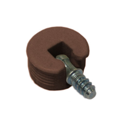 SP-09C Suporte Prateleira Oculta Zamack+Plast.Castanho