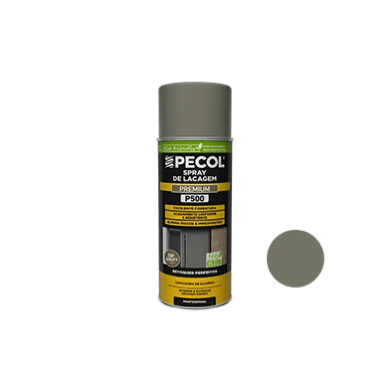 Spray Lacagem Alumín. P500 Cinza R7039 PECOL Spray Lacagem Alumín. P500 Cinza R7039 PECOL