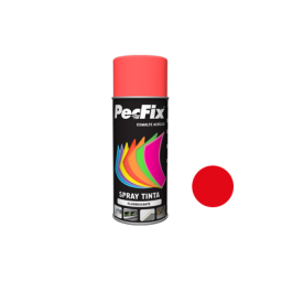 Spray Tinta Fluorescente Vermelho PECFIX Spray Tinta Fluorescente Vermelho PECFIX
