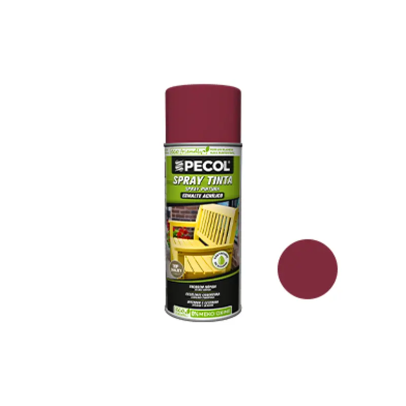 Spray Tinta P400 Bordeaux Ral3005 PECOL Spray Tinta P400 Bordeaux Ral3005 PECOL