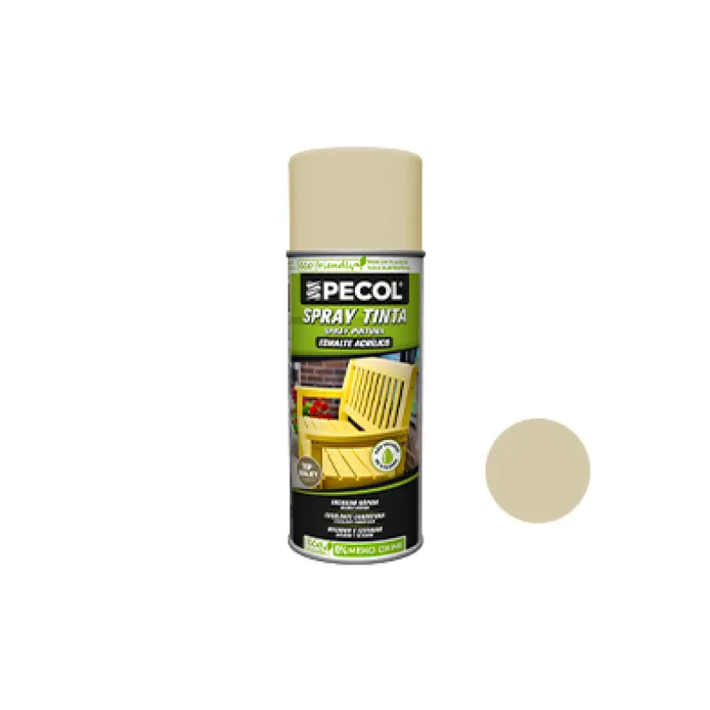 Spray Tinta P400 Creme Ral1015 PECOL Spray Tinta P400 Creme Ral1015 PECOL