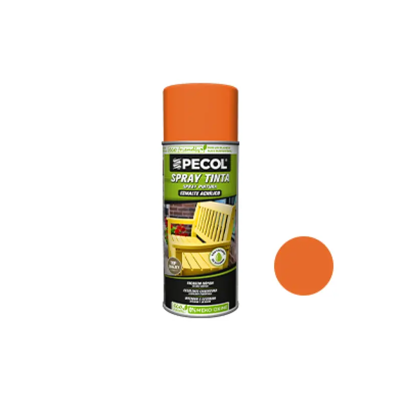 Spray Tinta P400 Laranja Ral2004 PECOL Spray Tinta P400 Laranja Ral2004 PECOL