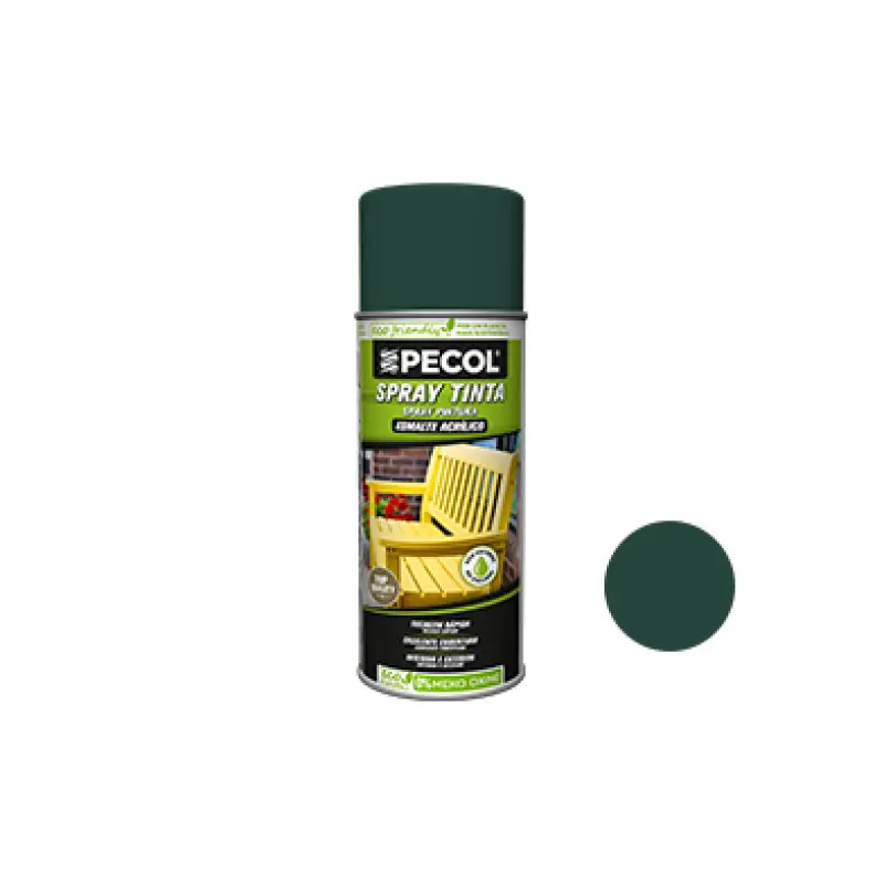 Spray Tinta P400 Verde Musgo Ral6005 PECOL Spray Tinta P400 Verde Musgo Ral6005 PECOL