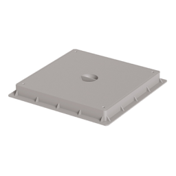 Tampa PVC com aro 20x20 PECOL Tampa PVC com aro 20x20 PECOL