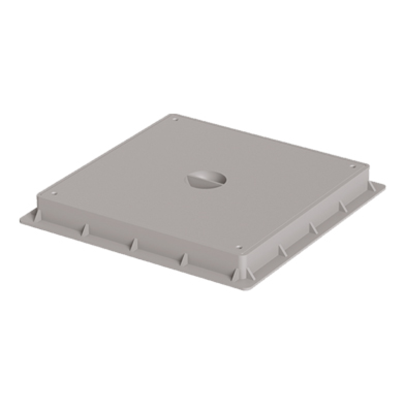 Tampa PVC com aro 40x40 PECOL Tampa PVC com aro 40x40 PECOL