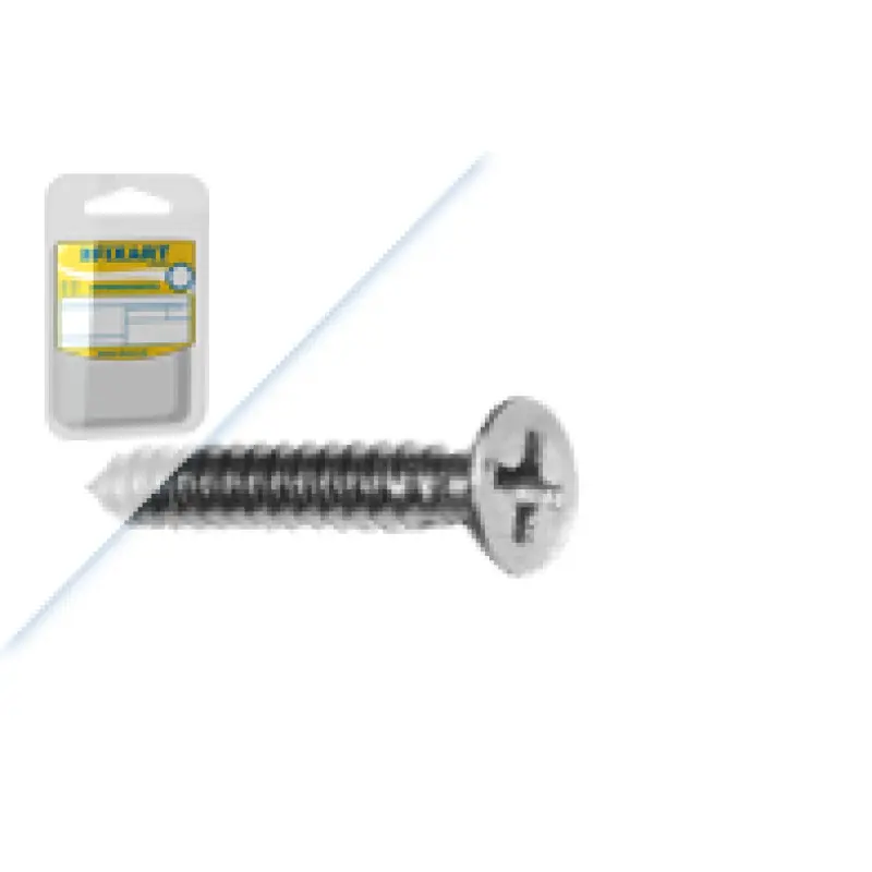 Blister Pf.Atr C.Emb. Ph DIN7982 Aço Zn 3/8x4 Fixart