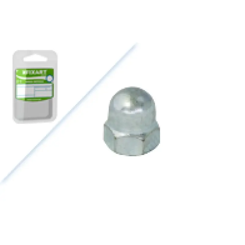 Blister Porca Mama DIN1587 Lat Niq 1/4 Fixart Blister Porca Mama DIN1587 Lat Niq 1/4 Fixart