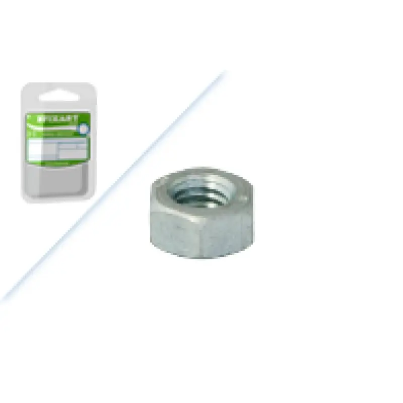 Blister Porca Sxt DIN934/ISO4032 Aço Zn M14 Fixart Blister Porca Sxt DIN934/ISO4032 Aço Zn M14 Fixart
