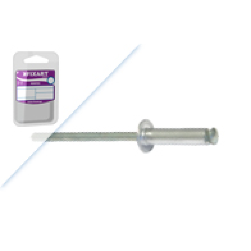 Blister Rebites Pop DIN7337 Aluminio 3x12 Fixart Blister Rebites Pop DIN7337 Aluminio 3x12 Fixart