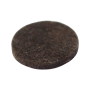 Feltro Adesivo Redondo Castanho 26mm (600 unds)
