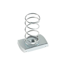 Porca c/ Mola p/ Calha M10 41/41 - 41/24 Porca c/ Mola p/ Calha M10 41/41 - 41/24