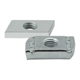Porca p/ calha M8 Inox A2 Porca p/ calha M8 Inox A2