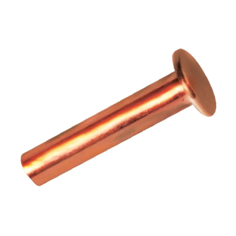 Rebite Semi-Furado (Travão) PCL7338 Cobre 6,35X21