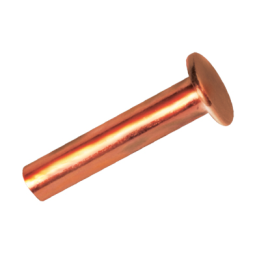 Rebite Semi-Furado (Travão) PCL7338 Cobre 7,65X21 Rebite Semi-Furado (Travão) PCL7338 Cobre 7,65X21