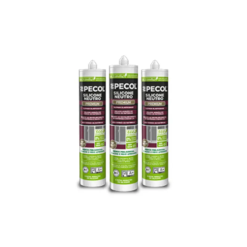 Silicone Neutro Premium No Meko Alumínio 9007 - PECOL