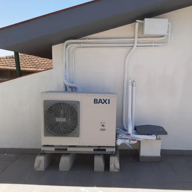 Instalação de duas Bombas de Calor para Aquecimento e AQS - Balazar Instalação de duas Bombas de Calor para Aquecimento e AQS - Balazar