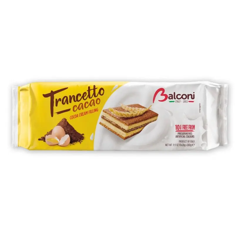 BALCONI TRANCETO CHOCOLATE 10UNID. BALCONI TRANCETO CHOCOLATE 10UNID.