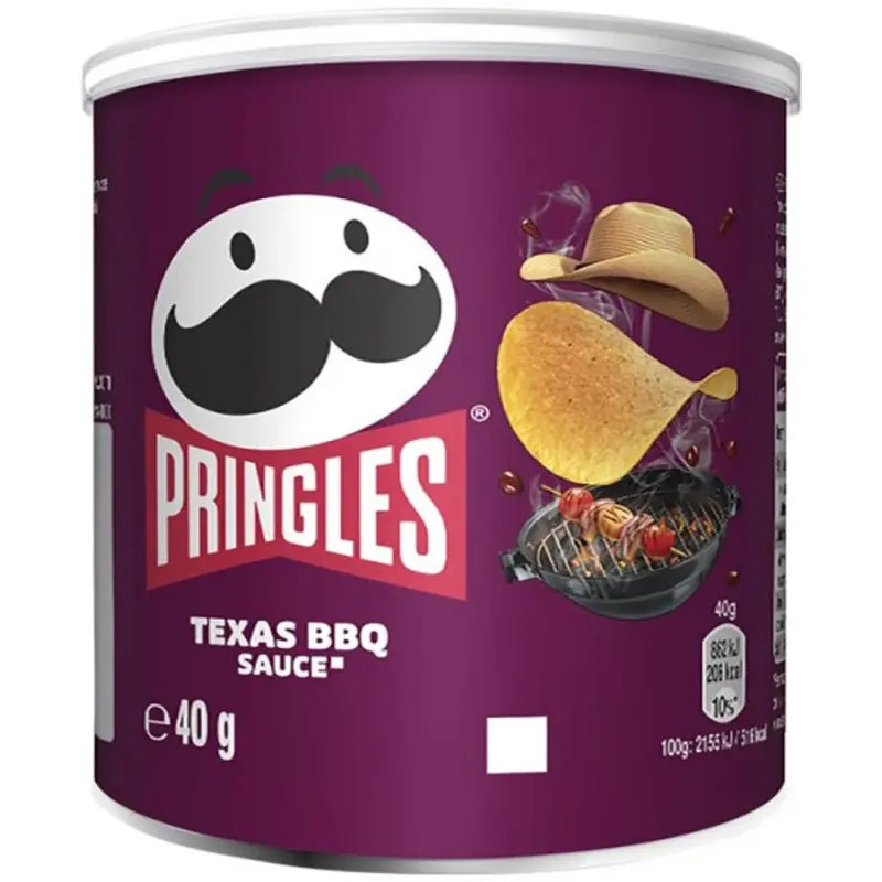 PRINGLES TEXAS BBQ 40GRS PRINGLES TEXAS BBQ 40GRS