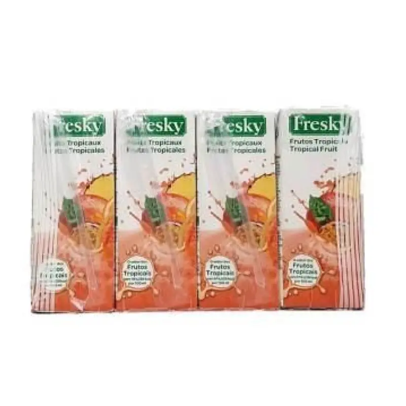 FRESKY FRUTOS TROPICAIS P-4 SUMOS (4*200ML) FRESKY FRUTOS TROPICAIS P-4 SUMOS (4*200ML)