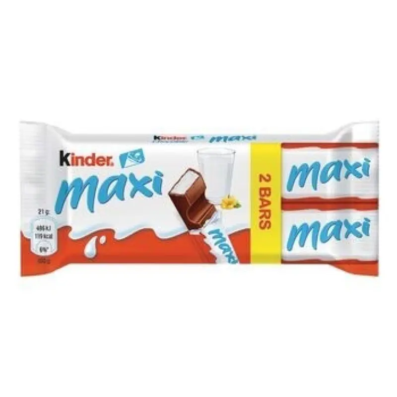 KINDER MAXI CONJ.24 BARRITAS T2 (24*42GRS) KINDER MAXI CONJ.24 BARRITAS T2 (24*42GRS)