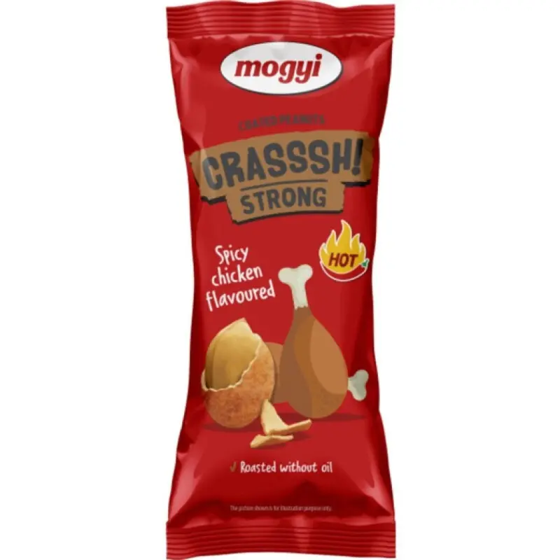 AMENDOIN ASSADO C/SABOR A FRANGO MOGYI 60GRS AMENDOIN ASSADO C/SABOR A FRANGO MOGYI 60GRS