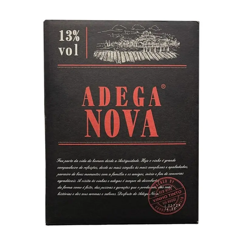 ADEGA NOVA BOX VINHO TINTO 13º 5LT