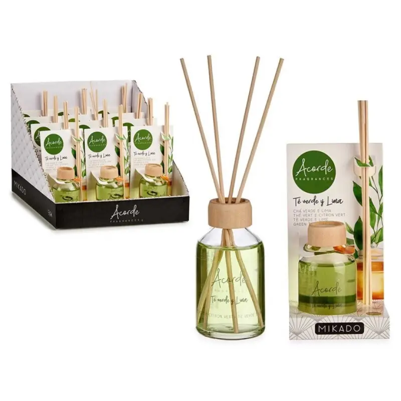 ACORDE MIKADO AMBIENTADOR CHA VERDE E LIMA 50ML REF.68911 ACORDE MIKADO AMBIENTADOR CHA VERDE E LIMA 50ML REF.68911