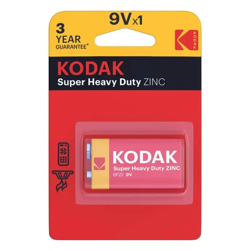 PILHA ZINC EXTRA HEAVY DUTY 9V PILHA ZINC EXTRA HEAVY DUTY 9V