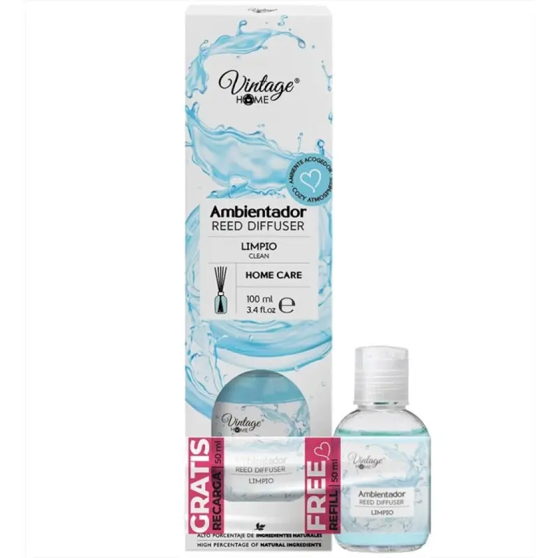 AMBIENTADOR MIKADO LIMPIO VINTAGE 100ML+50ML AMBIENTADOR MIKADO LIMPIO VINTAGE 100ML+50ML