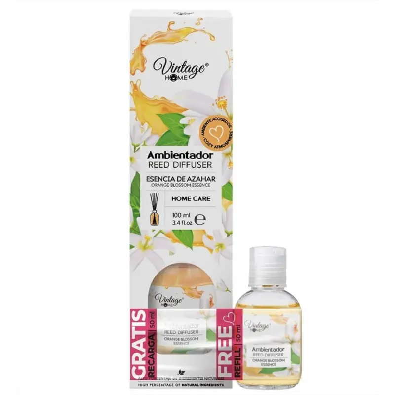 AMBIENTADOR MIKADO ESENCIA AZAHAR VINTAGE 100ML+50ML AMBIENTADOR MIKADO ESENCIA AZAHAR VINTAGE 100ML+50ML
