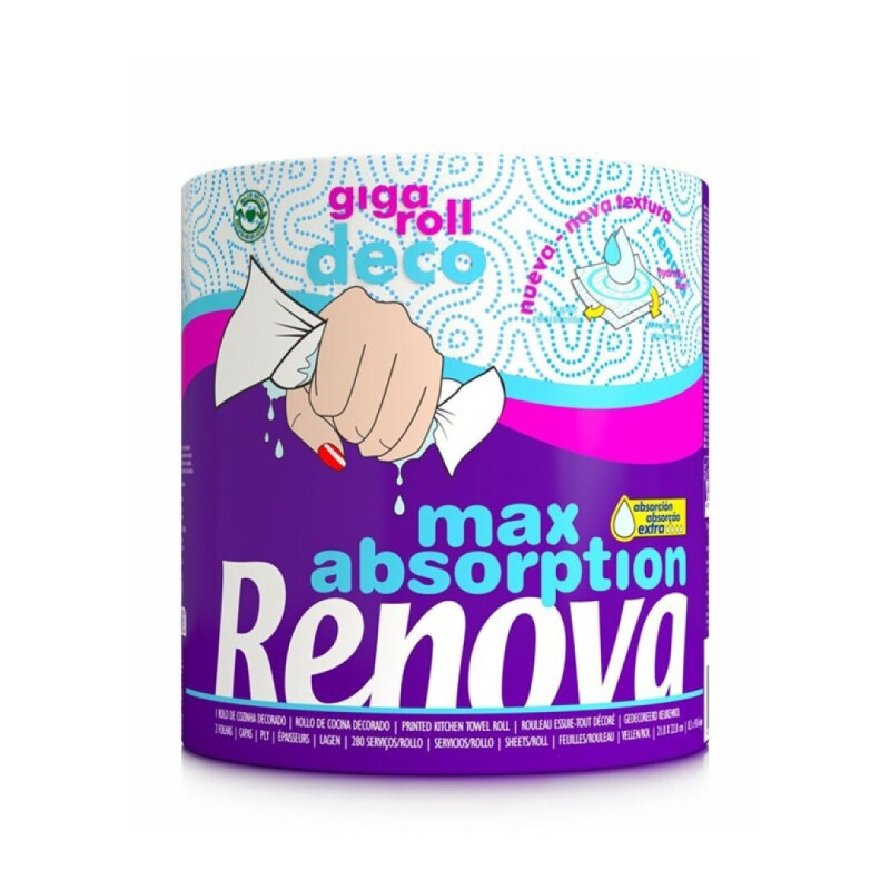 RENOVA CONJ.6 ROLOS COZINHA GIGA ROOL (1R=6) RENOVA CONJ.6 ROLOS COZINHA GIGA ROOL (1R=6)