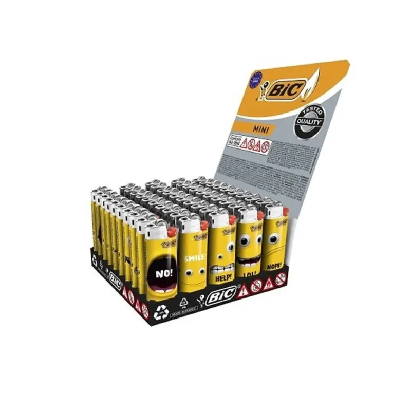 ISQUEIROS FIGURAS SORTIDAS CONJ.50 MINI BIC ISQUEIROS FIGURAS SORTIDAS CONJ.50 MINI BIC