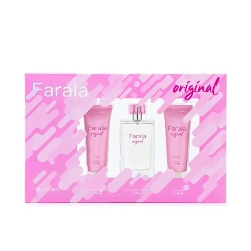COFFRET FARALA EAU TOILLETE 75 ML+LOTION +GEL DUCHE 75ML COFFRET FARALA EAU TOILLETE 75 ML+LOTION +GEL DUCHE 75ML