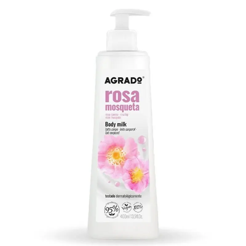 AGRADO CREME CORPORAL ROSA MOSQUETA C/DOSIADOR 400ML AGRADO CREME CORPORAL ROSA MOSQUETA C/DOSIADOR 400ML