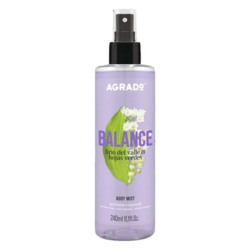 AGRADO PERFUME CORPORAL LIRIO DO VALE E FOLHAS VERDES 240ML AGRADO PERFUME CORPORAL LIRIO DO VALE E FOLHAS VERDES 240ML