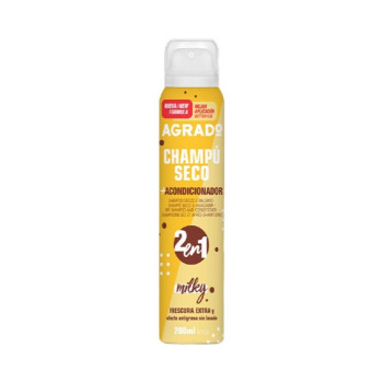AGRADO CHAMPO SECO+ ACONDICIONADOR 2EM1 SPRAY MILKY 200ML AGRADO CHAMPO SECO+ ACONDICIONADOR 2EM1 SPRAY MILKY 200ML